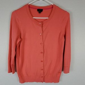 Talbots pima Cotton Cardigan Sweater Size S